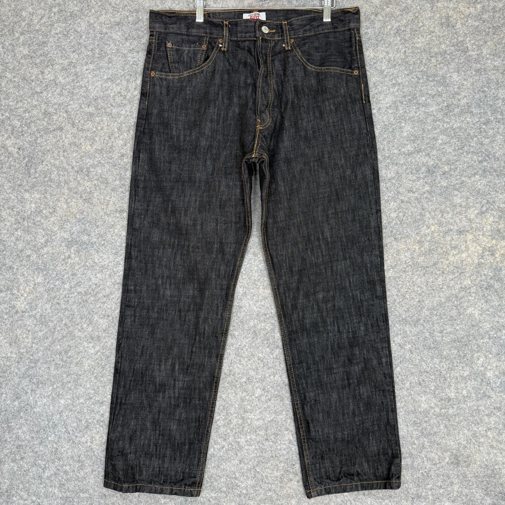 Vintage Levi's 501 Jeans Mens 36x30 (fits 35x30) Dark Gray 90s Y2k Rugged‎ Denim